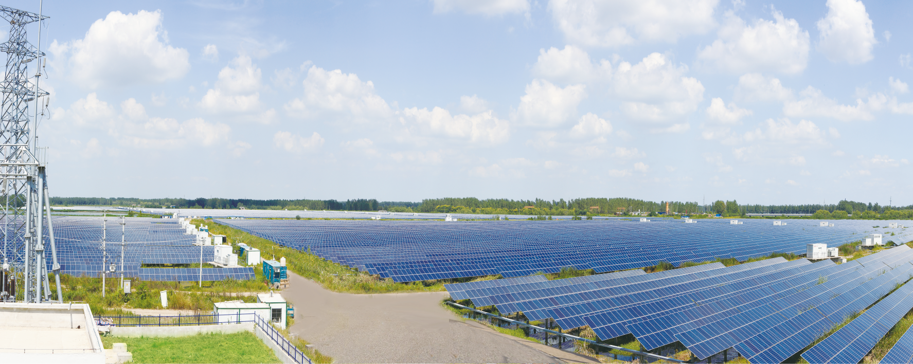 江蘇高郵100MW漁光互補光伏電站